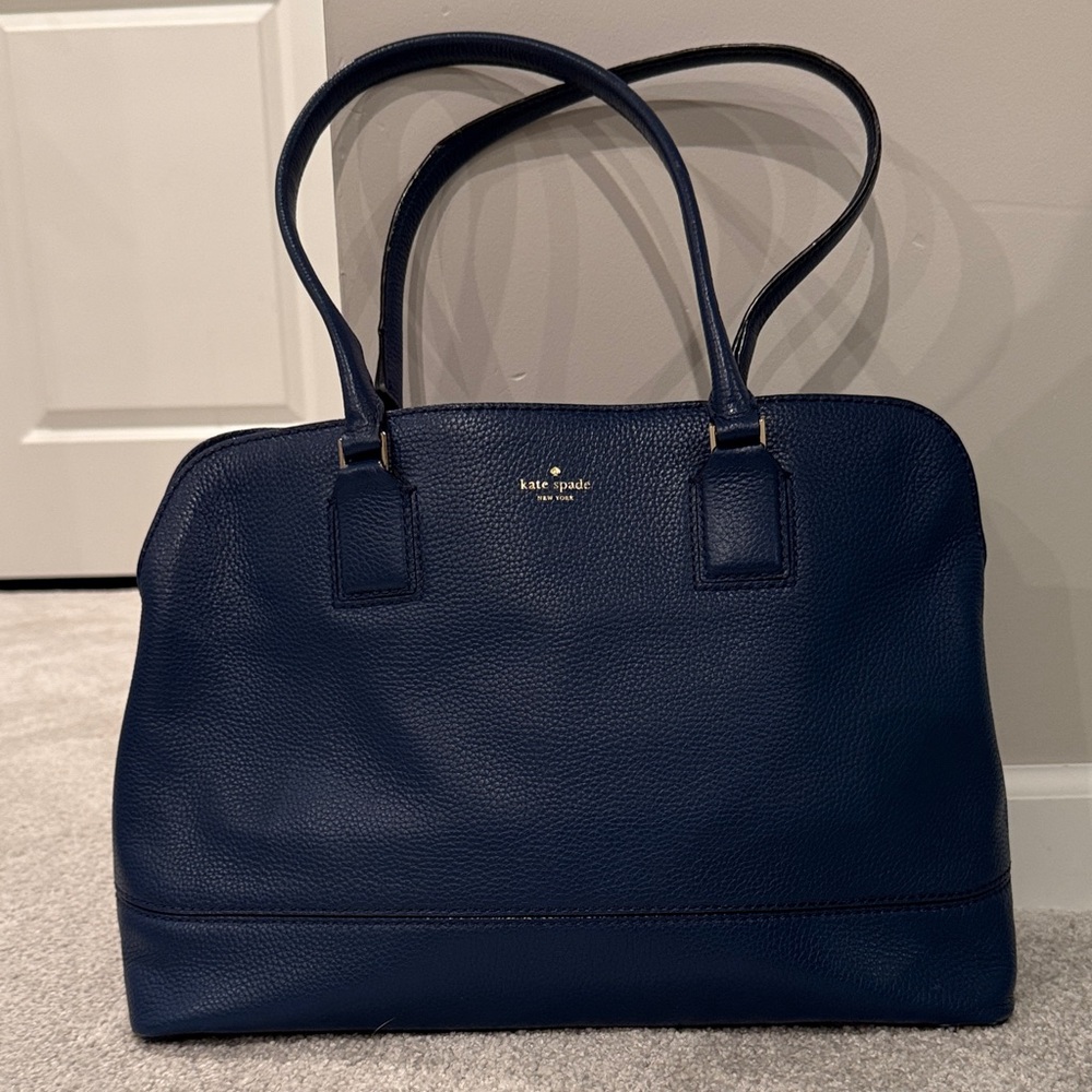 Kate Spade Navy Blue Leather Shoulder Bag